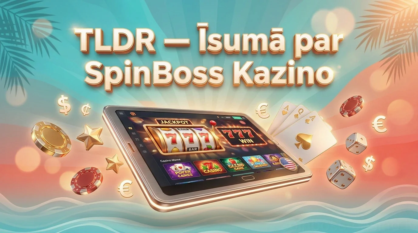 TLDR — Īsumā par SpinBoss Kazino